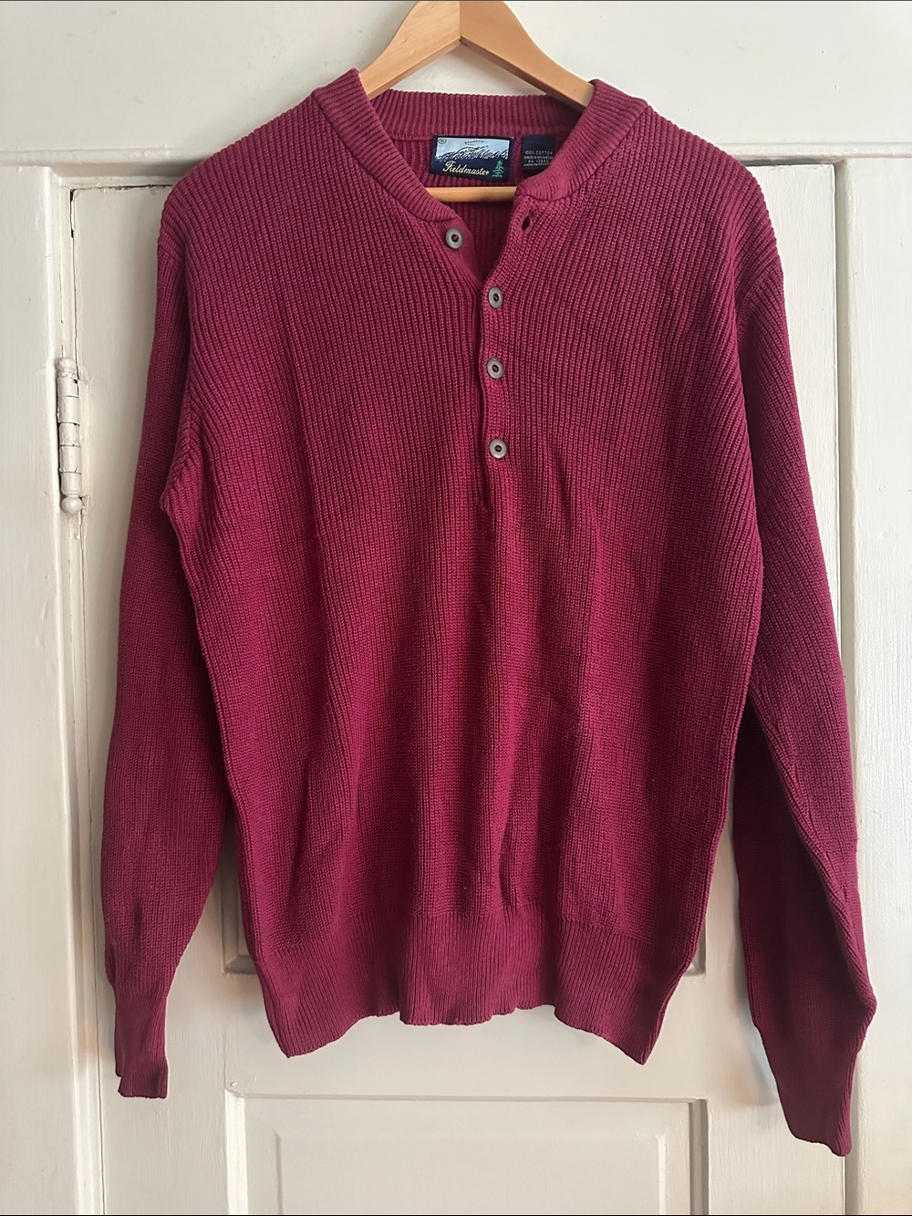Vintage Men’s Fieldmaster Burgundy Sweater